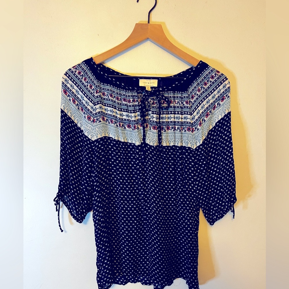 Lucky Brand Peasant Top